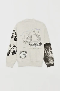 DOMREBEL UNISEX SWEATSHIRT S25 BEAKER SWEAT