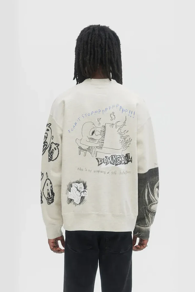 DOMREBEL UNISEX SWEATSHIRT S25 BEAKER SWEAT