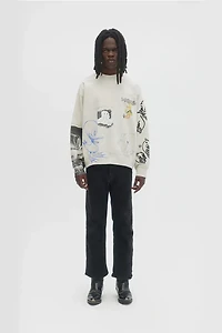 DOMREBEL UNISEX SWEATSHIRT S25 BEAKER SWEAT