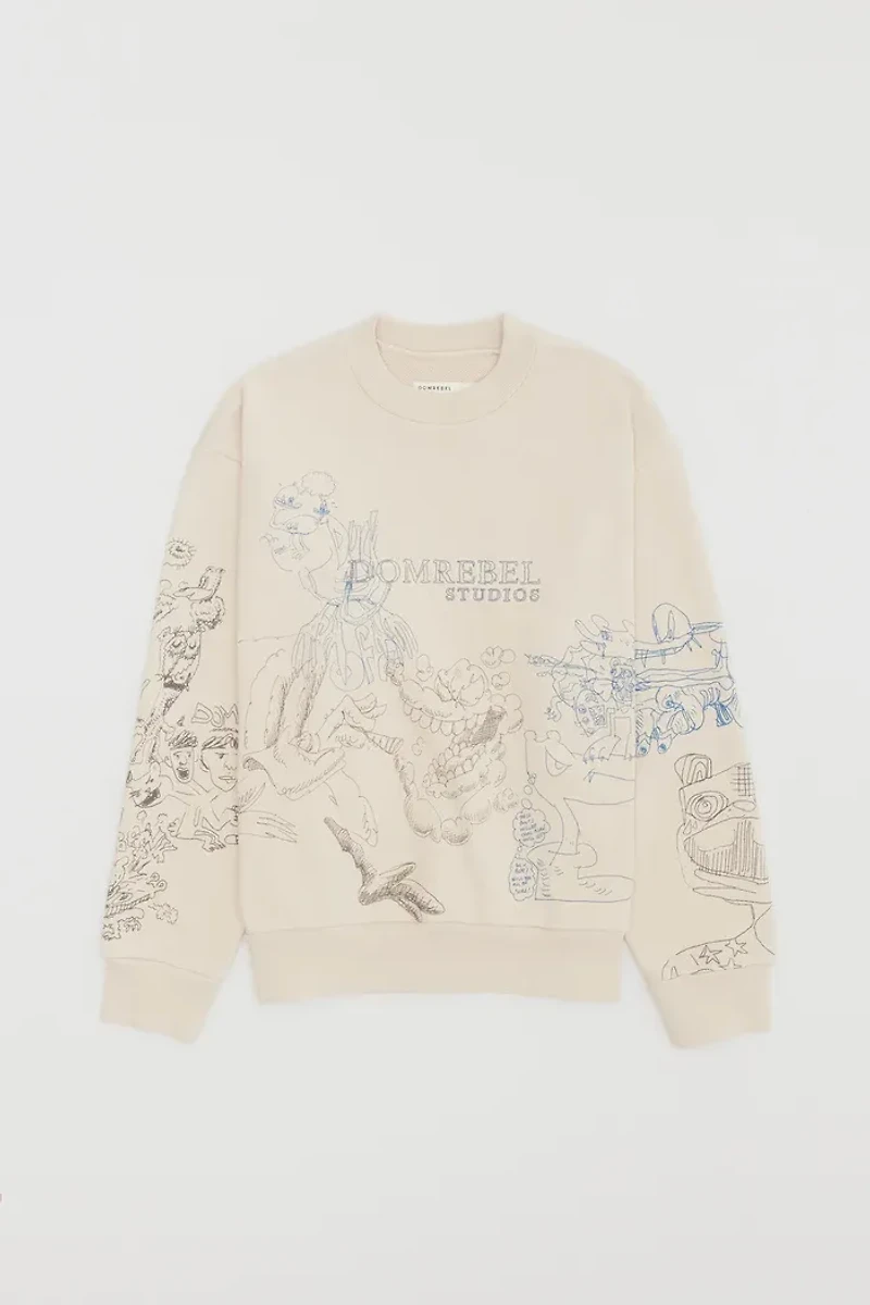 DOMREBEL SWEATSHIRT F24/2 GIGGLES