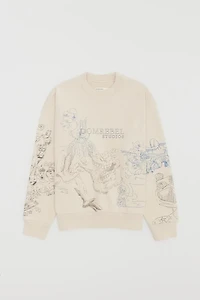 DOMREBEL SWEATSHIRT F24/2 GIGGLES