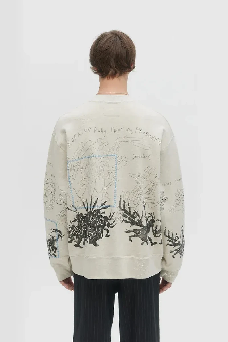 DOMREBEL UNISEX SWEATSHIRT S25 HOPS SWEAT