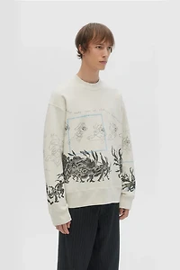 DOMREBEL UNISEX SWEATSHIRT S25 HOPS SWEAT
