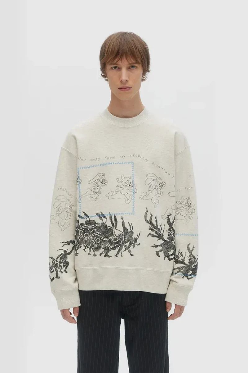 DOMREBEL UNISEX SWEATSHIRT S25 HOPS SWEAT