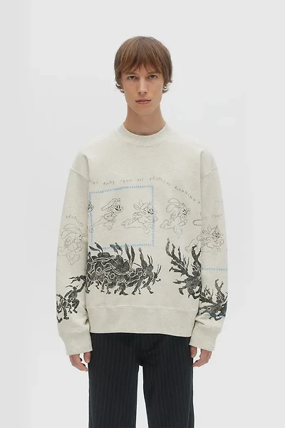 DOMREBEL UNISEX SWEATSHIRT S25 HOPS SWEAT