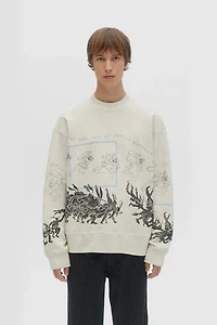 DOMREBEL UNISEX SWEATSHIRT S25 HOPS SWEAT