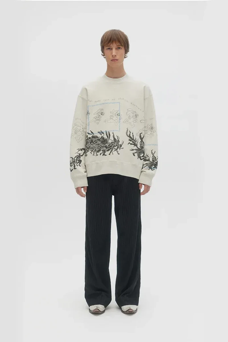 DOMREBEL UNISEX SWEATSHIRT S25 HOPS SWEAT