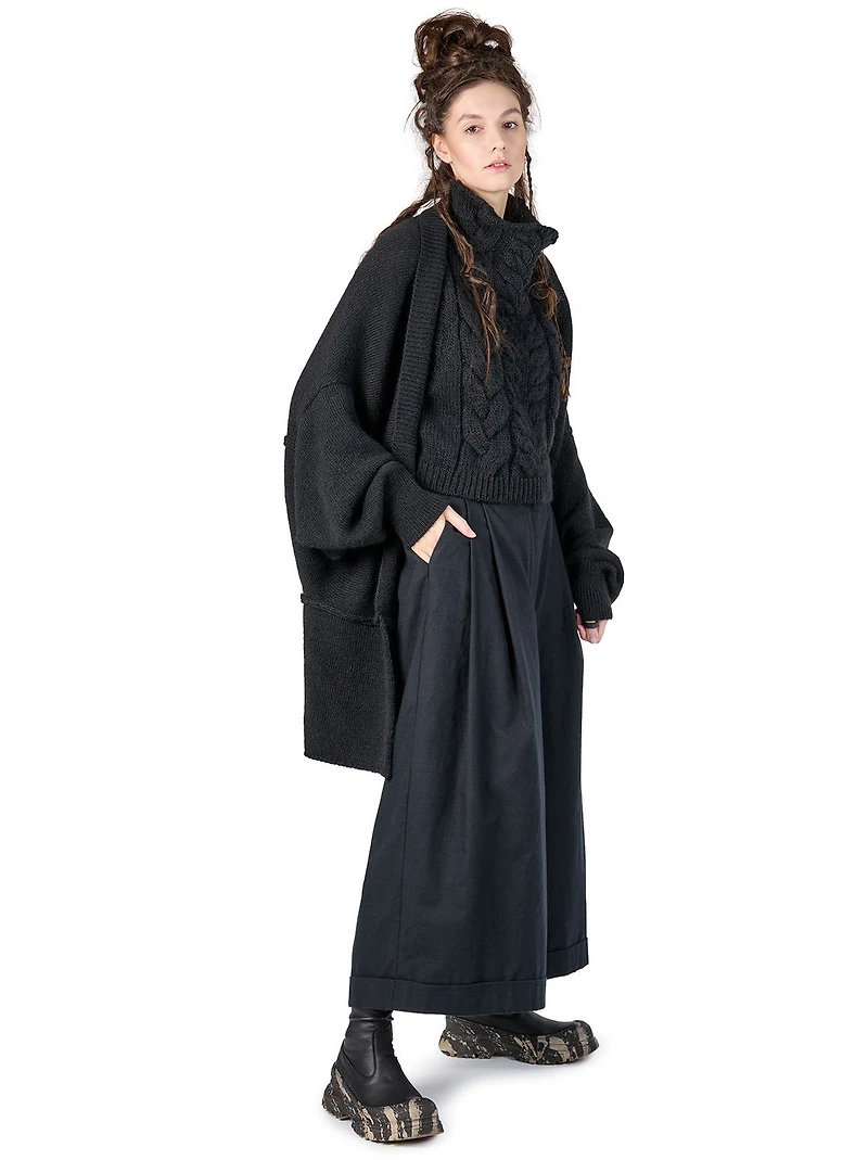STUDIO B3 WOMEN PANTS F24 TRAPES