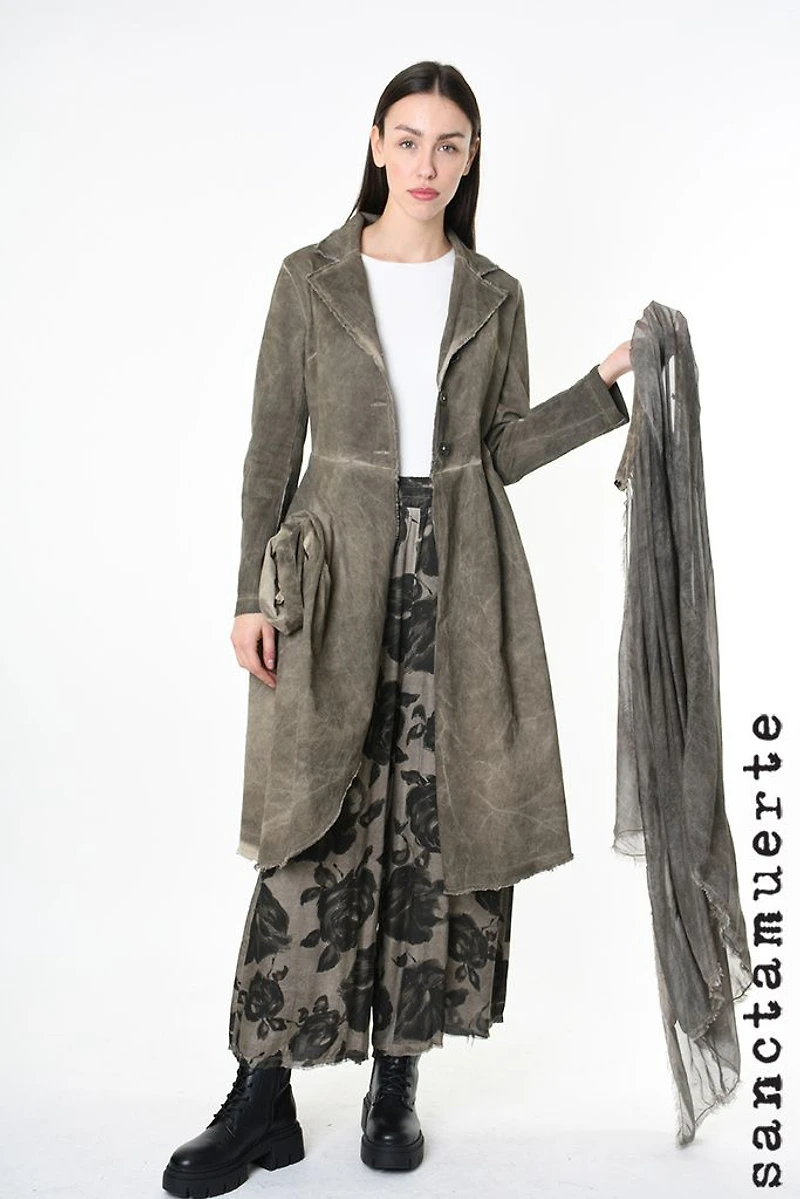 SANCTAMUERTE WOMEN COAT F24 SM476