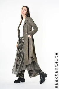 SANCTAMUERTE WOMEN COAT F24 SM476