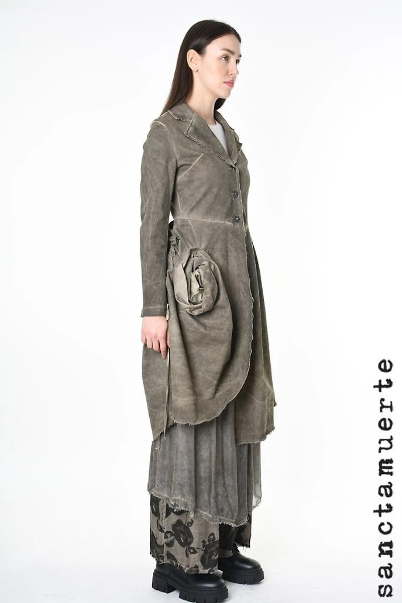 SANCTAMUERTE WOMEN COAT F24 SM476