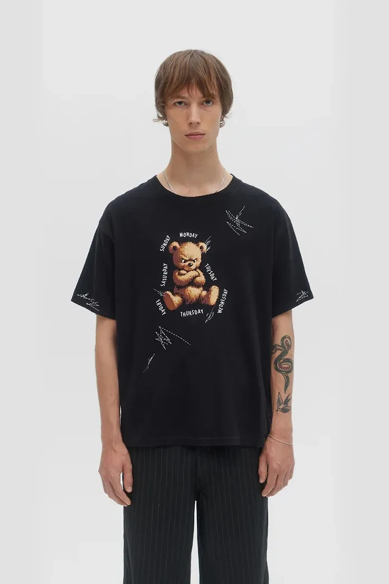 DOMREBEL UNISEX TEE SHIRT S25 WEEKDAYS T