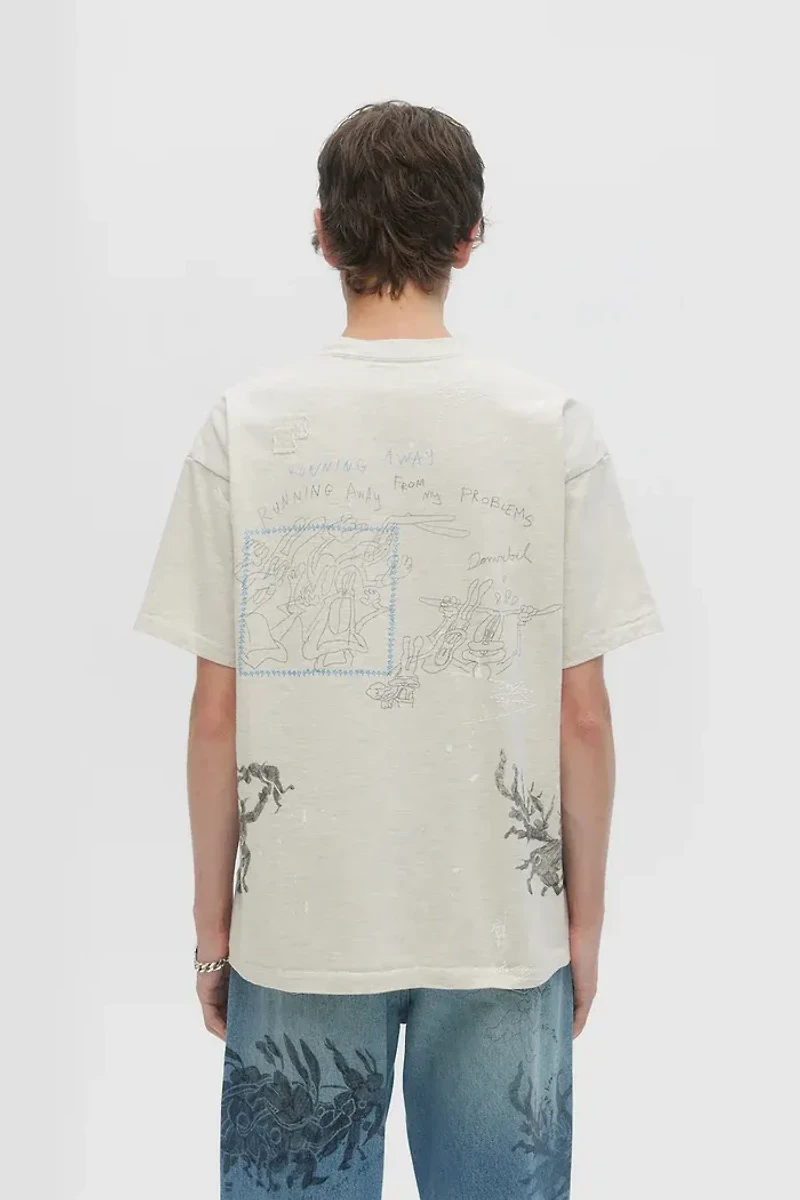 DOMREBEL UNISEX TEE SHIRT S25 HOPS T