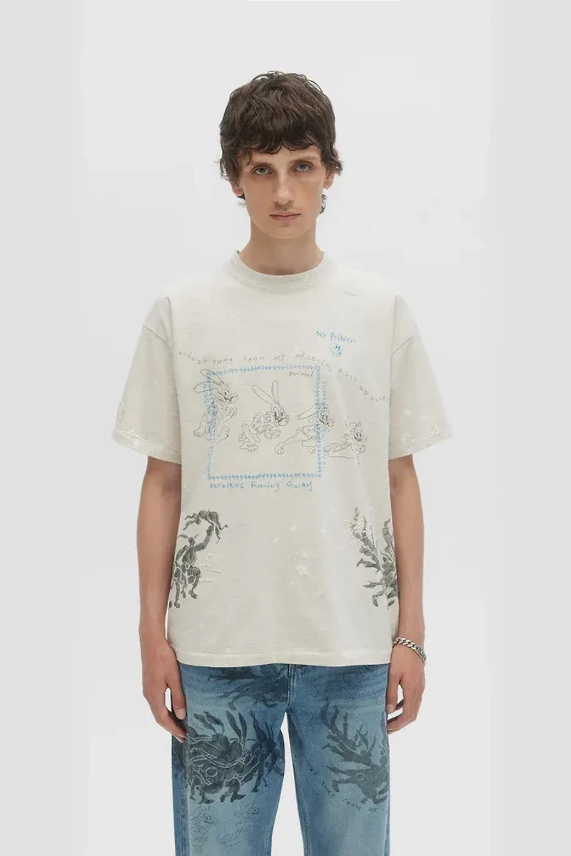 DOMREBEL UNISEX TEE SHIRT S25 HOPS T