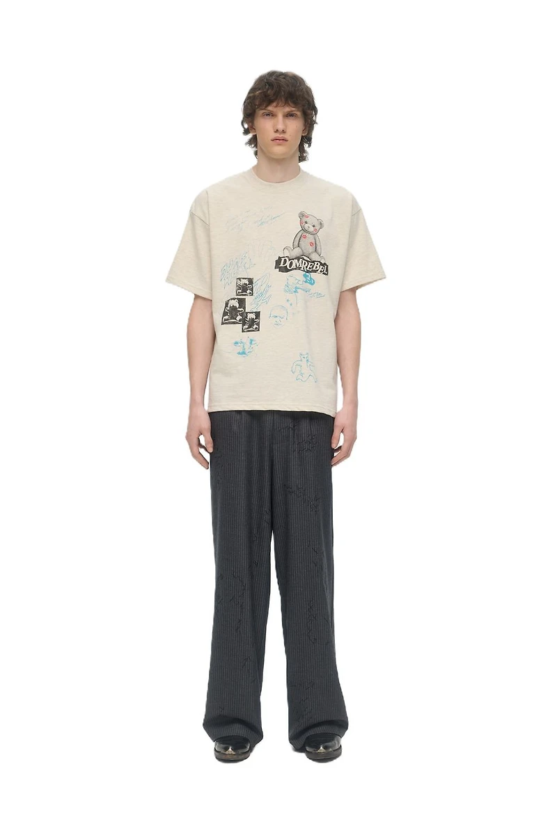 DOMREBEL UNISEX TEE F25 HIGH LOW T