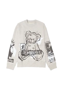 DOMREBEL UNISEX SWEATSHIRT F25 HIGH LOW