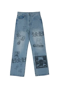 DOMREBEL M JEANS F25 HIGH LOW J