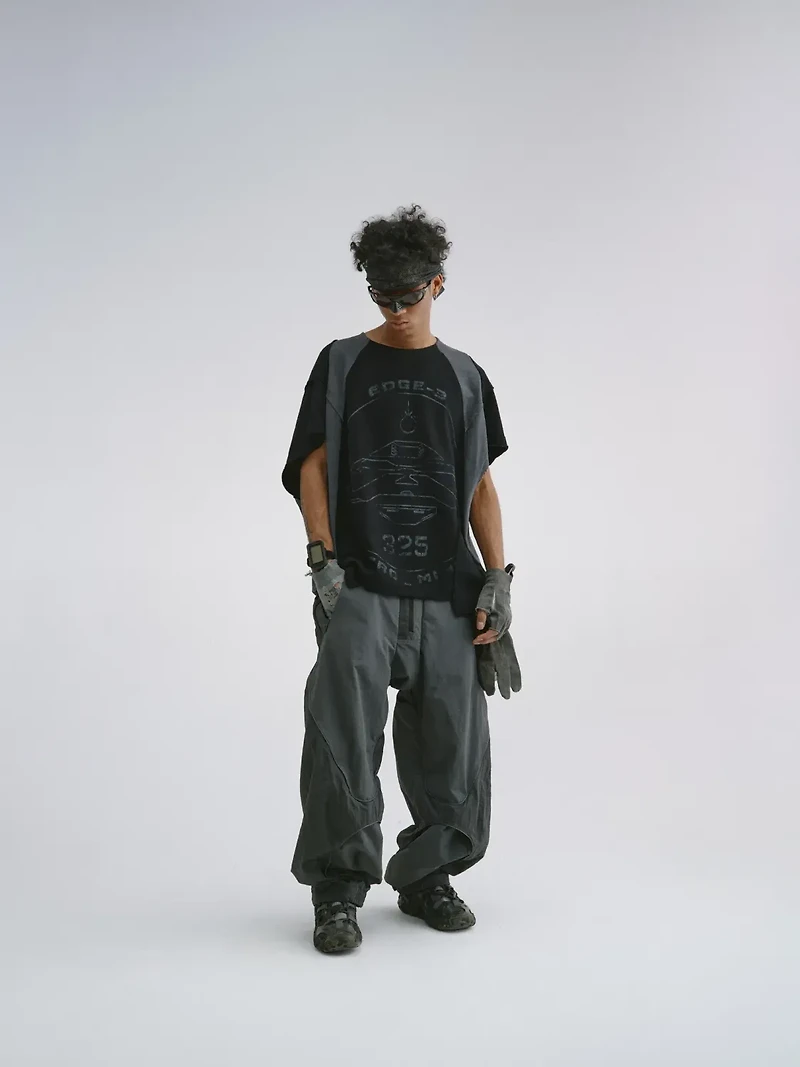 HAMCUS MEN T-SHIRT S25 UM00225-2 BK