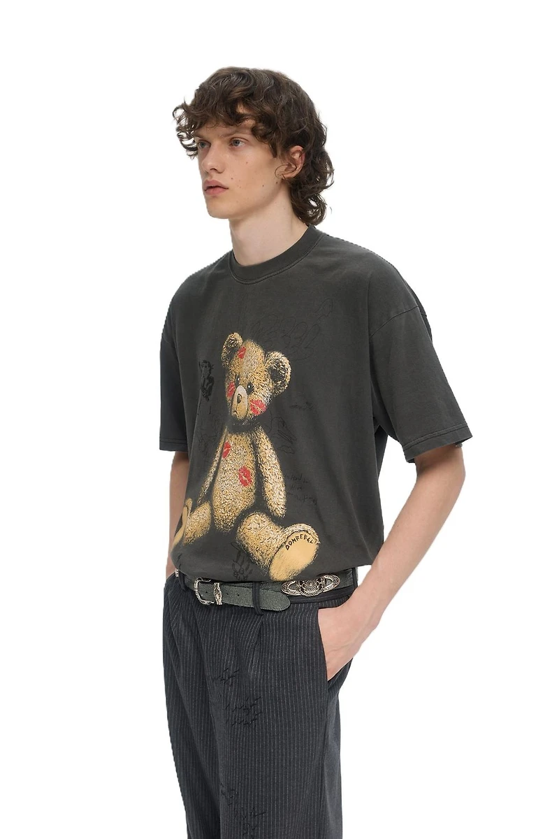 DOMREBEL UNISEX TEE F25 BIG KISS