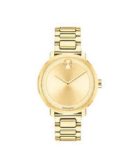MOVADO BOLD Gold Dial 34MM Quartz 3600502