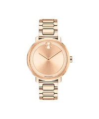 MOVADO BOLD Rose Dial 34MM Quartz 3600503