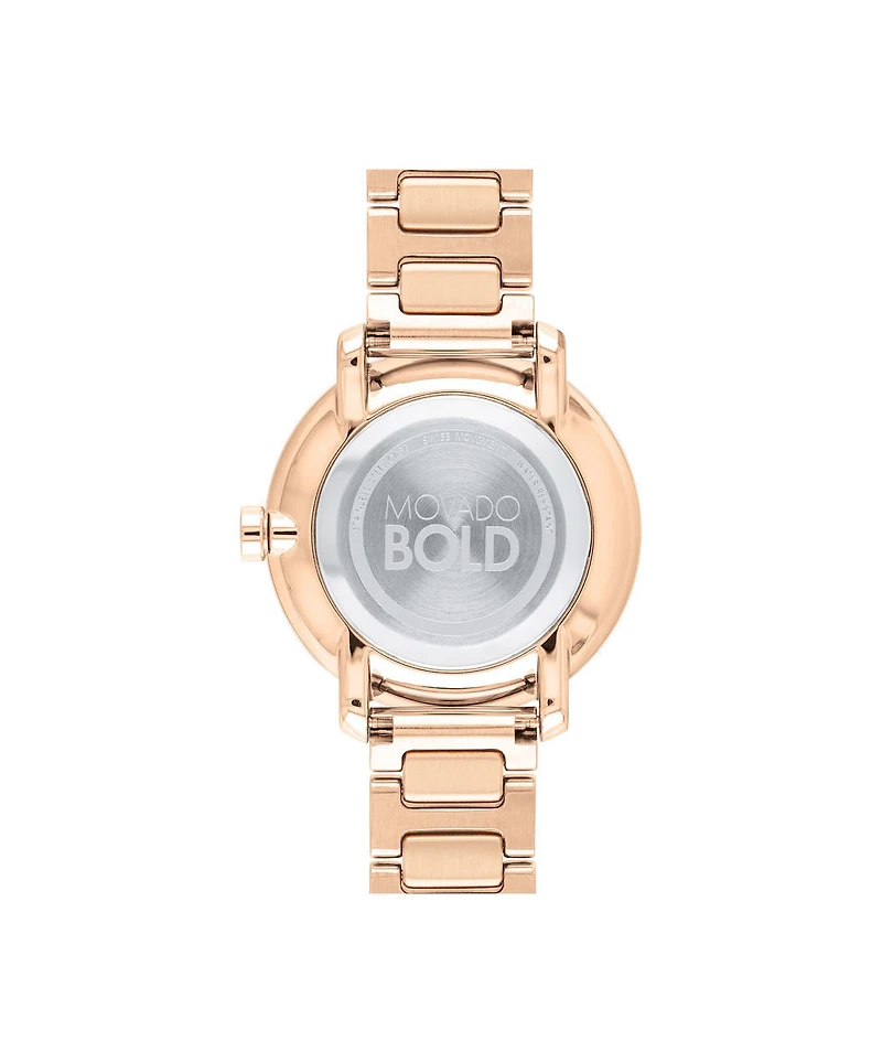 MOVADO BOLD Rose Dial 34MM Quartz 3600503