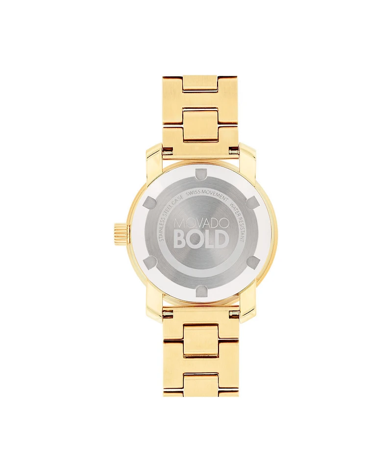 MOVADO BOLD Gold Dial 30MM Quartz 3600434