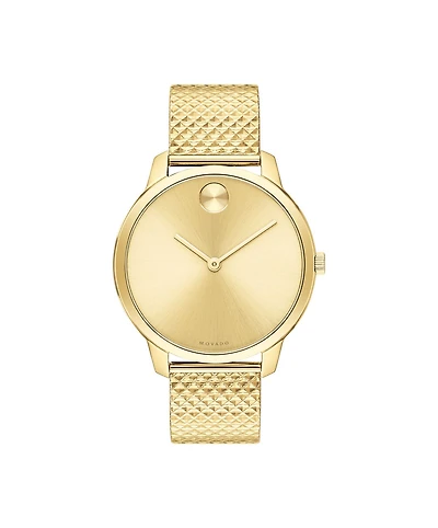 MOVADO BOLD Gold Dial 35MM Quartz 3600598
