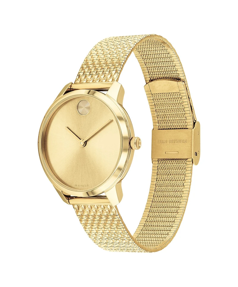 MOVADO BOLD Gold Dial 35MM Quartz 3600598