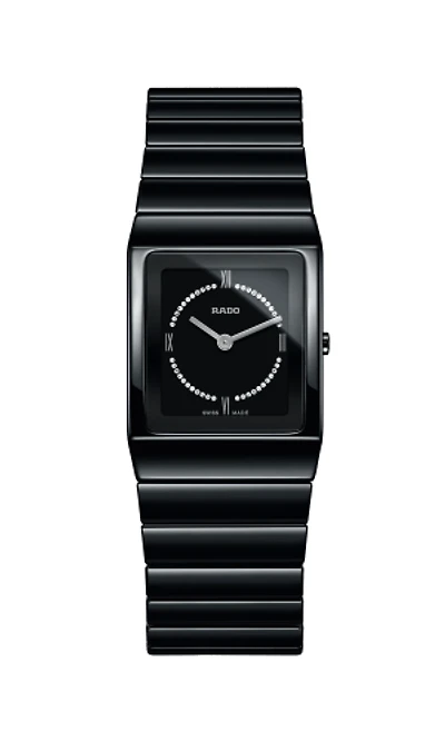Ceramica Black Dial Diamonds 23MM Quartz R21702732