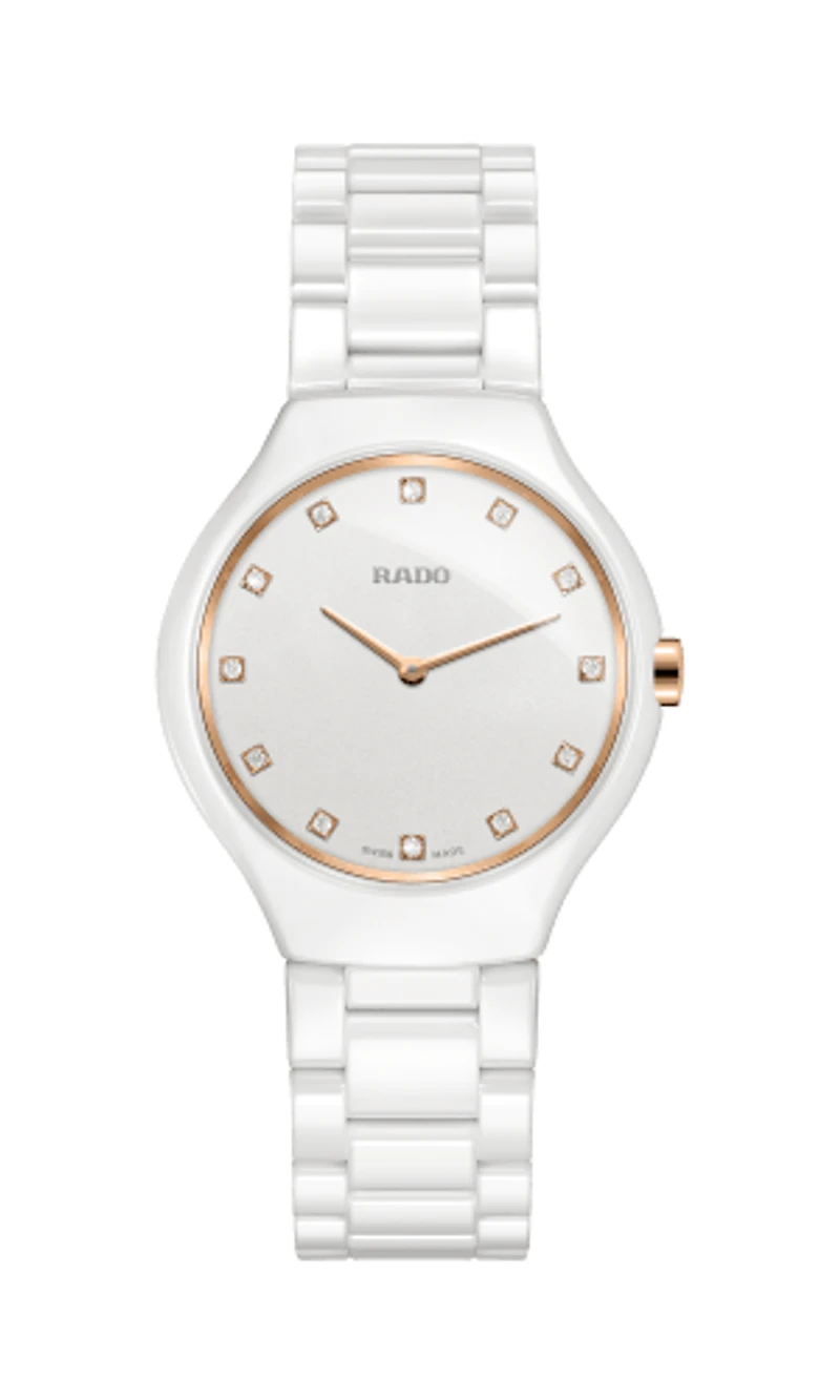 True Thinline Diamonds White Dial 30MM Quartz R27958722