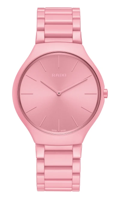 True Thinline Les Couleurs� Le Corbusier Luminous Pink 4320C Pink Dial 39MM Quartz R27094642