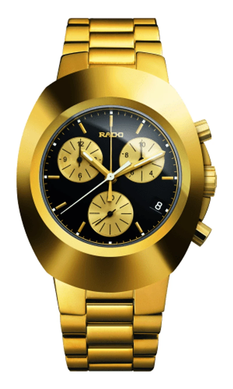 New Original Chronograph Black Dial 39MM Quartz R12949153