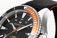 Hamilton Khaki Navy H82305931 | Swiss Automatic Watch | Kavar Jewellers Brampton