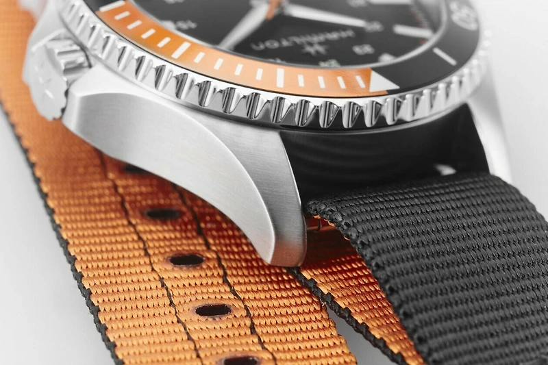 Hamilton Khaki Navy H82305931 | Swiss Automatic Watch | Kavar Jewellers Brampton