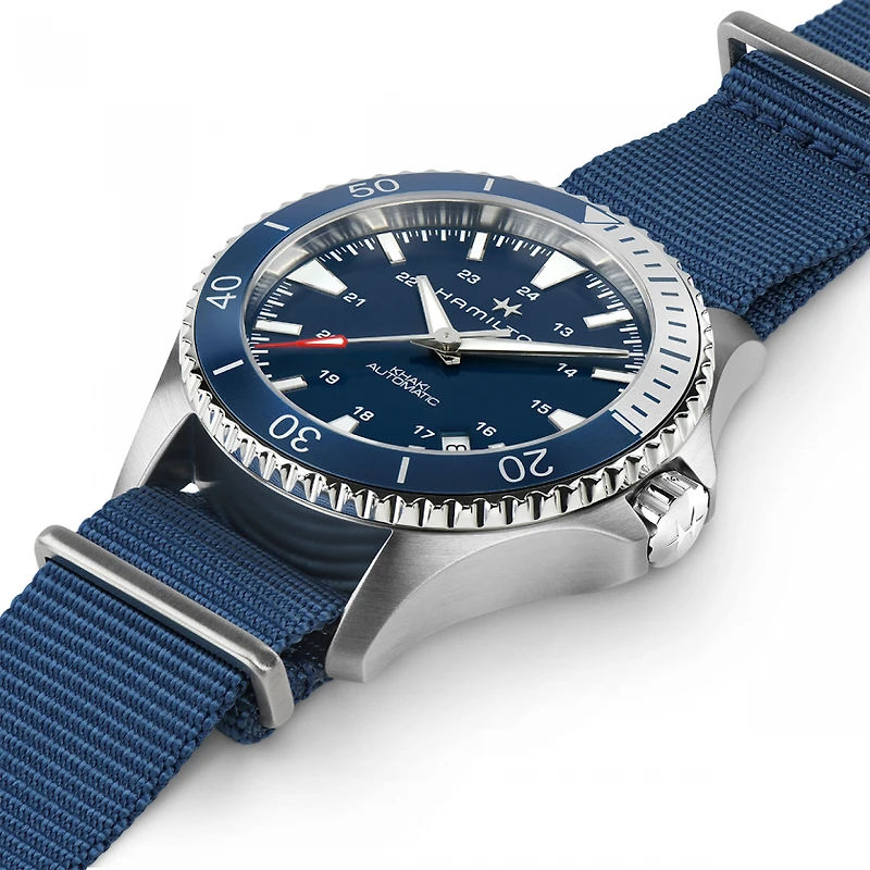 Hamilton Khaki Navy H82345941 | Swiss Automatic Watch | Kavar Jewellers Brampton