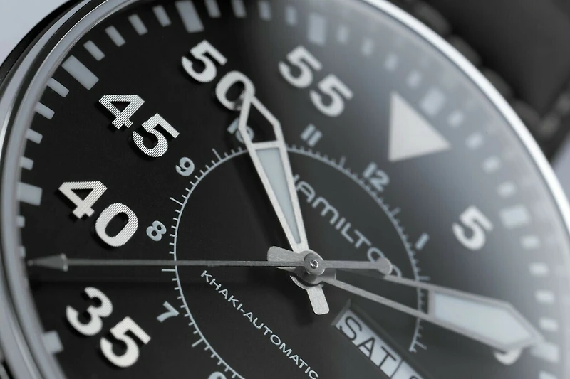 Hamilton Khaki Aviation H64715535 | Swiss Automatic Watch | Kavar Jewellers Brampton