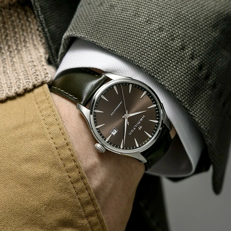 Hamilton Jazzmaster H32451801 | Swiss Automatic Watch | Kavar Jewellers Brampton