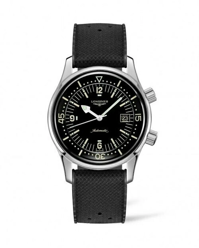 The Longines Legend Diver Watch 42MM Black Dial Automatic