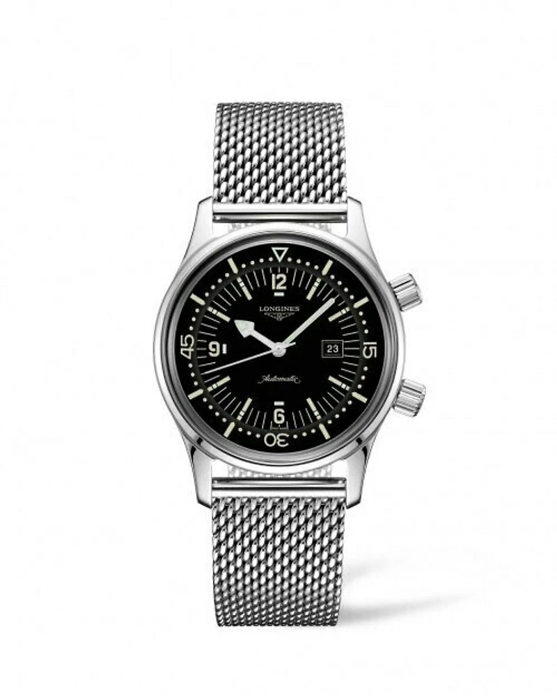 The Longines Legend Diver Watch 36mm Black Dial Automatic L33744506