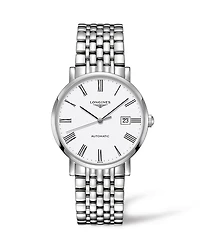 The Longines Elegant 
Collection White Dial 39MM Automatic L49104116