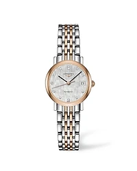 The Longines Elegant Collection White Dial 18KT Gold Cap 25MM Automatic L43095777