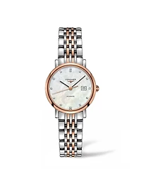 The Longines Elegant Collection Mother Of Pearl Dial 18KT Cap 29MM Automatic L43105877