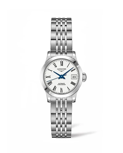 Record Collection White Dial 26MM Automatic Chronometer L23204116