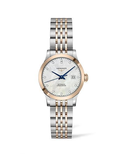 Record Mother of Pearl 30MM 18KT Cap Automatic L23215877