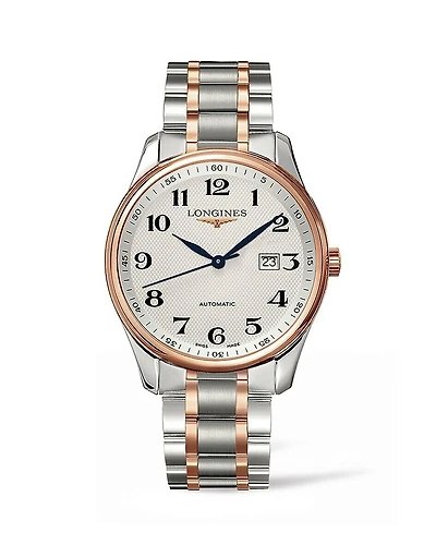 THE LONGINES MASTER COLLECTION 42MM STAINLESS STEEL/GOLD CAP 200 AUTOMATIC