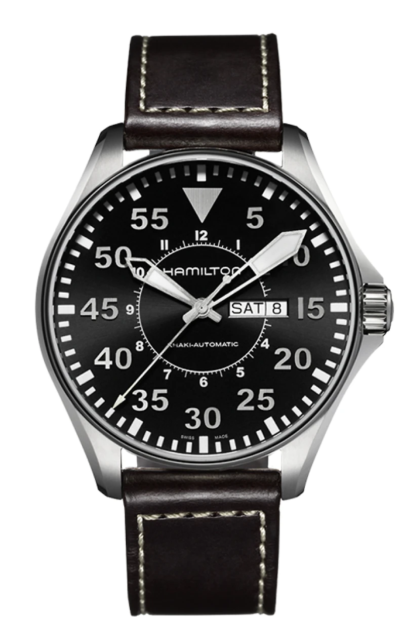 Hamilton Khaki Aviation H64715535 | Swiss Automatic Watch | Kavar Jewellers Brampton