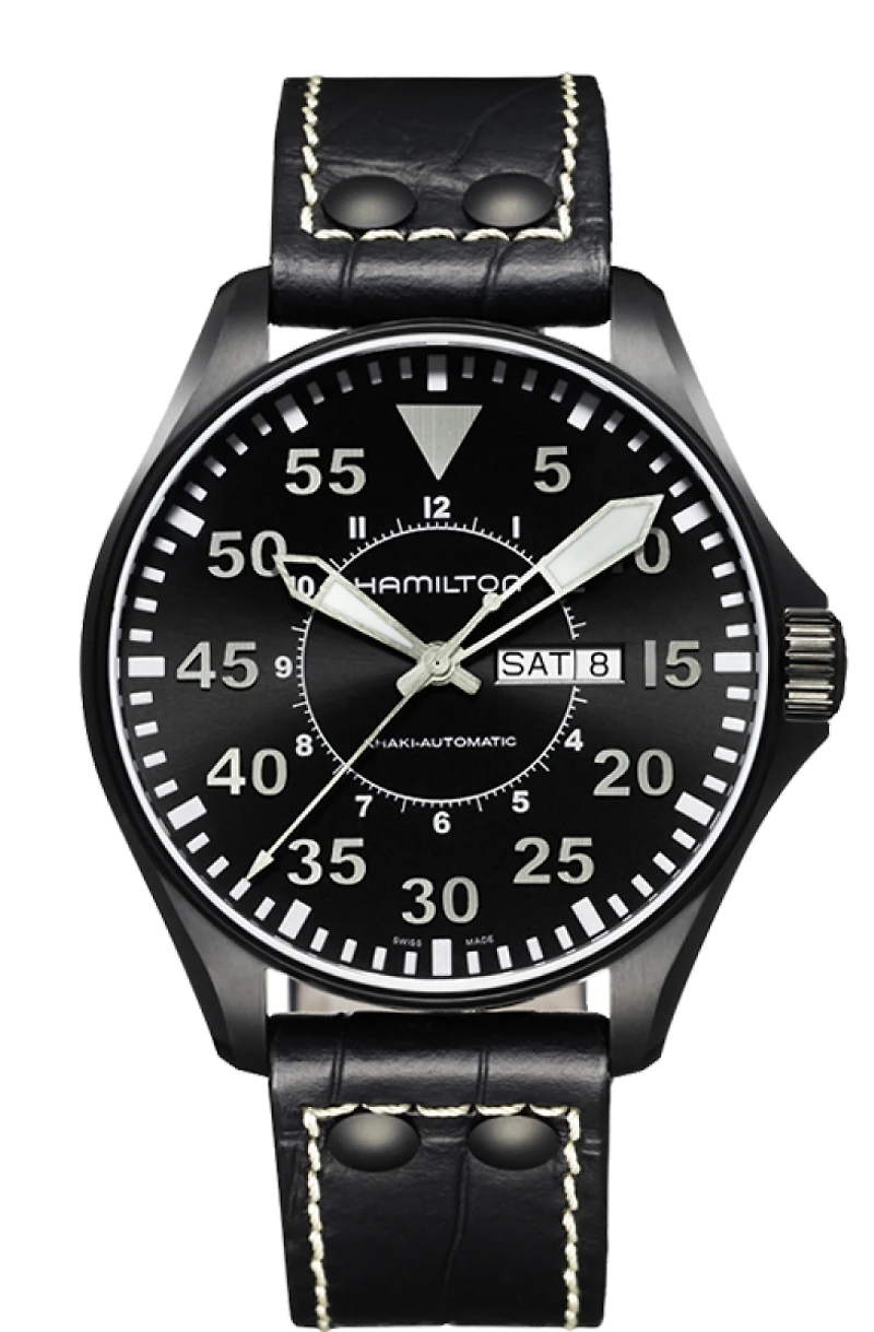 Hamilton Khaki Aviation H64785835 | Swiss Automatic Watch | Kavar Jewellers Brampton