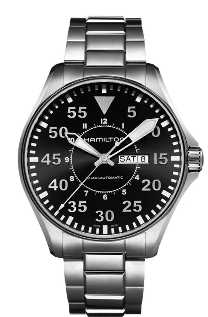 Hamilton Khaki Aviation H64715135 | Swiss Automatic Watch | Kavar Jewellers Brampton
