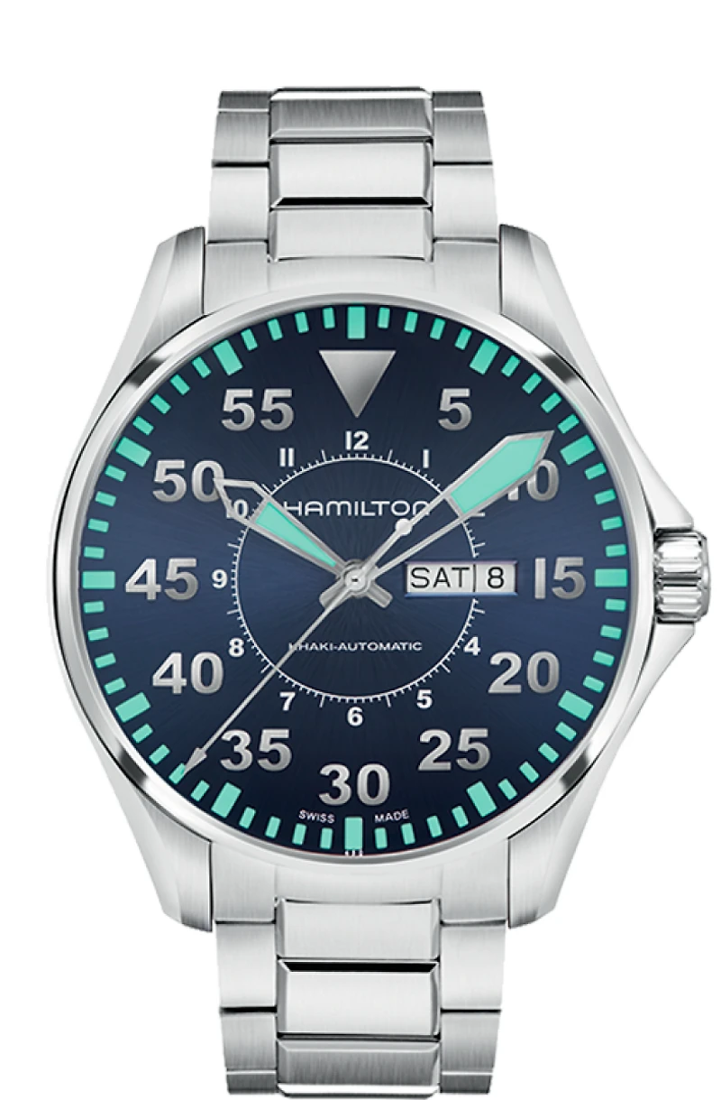 Hamilton Khaki Aviation H64715145 | Swiss Automatic Watch | Kavar Jewellers Brampton